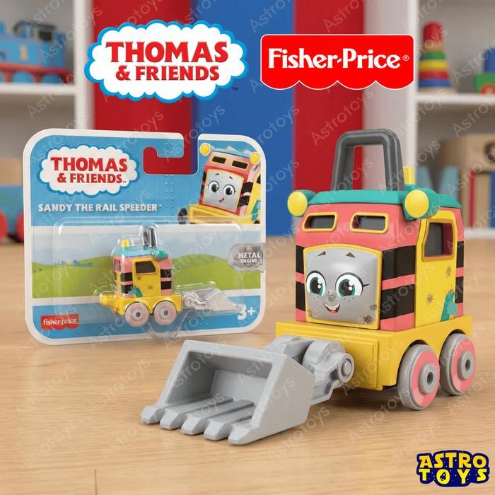 Mainan Kereta Api Thomas and Friends Push Along Sandy Metal Trackmaster Original Mattel