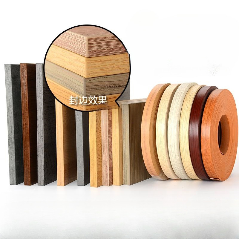 Hot melt adhesive edge banding with unpainted ecological board wood edge banding