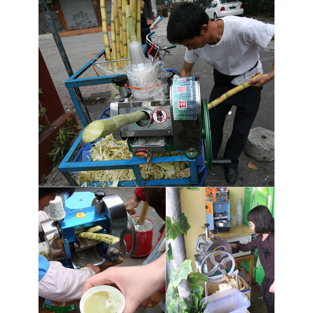 Commercial Sugarcane juicer LC-SY01 Hand held stainless steel desktop sugar cane machine, cane-juice