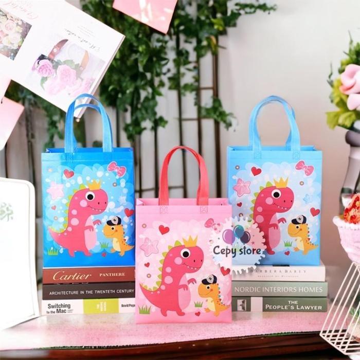 Tas Souvenir Ulang Tahun Anak /Goodie Bag /Tas Ulang Tahun Baby Dino M Terlaris