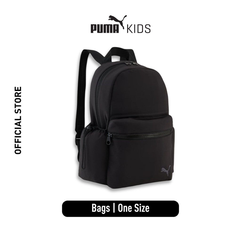 PUMA HER Small Backpack Black 09270501 - Tas Ransel Anak (Hitam)