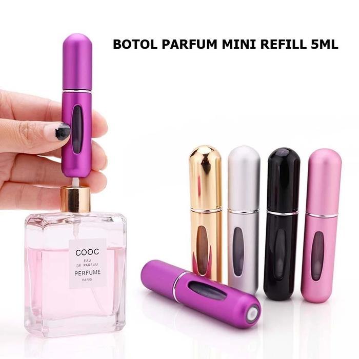 Botol parfum mini 5ml botol isi ulang parfum mini botol parfum Plastic Glass