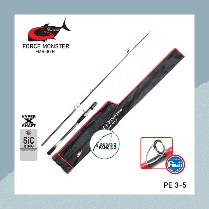 Ready Joran Spining / OH GTECH FORCE MONSTER ALL SIZE Joran Jigging Kuat Ringan