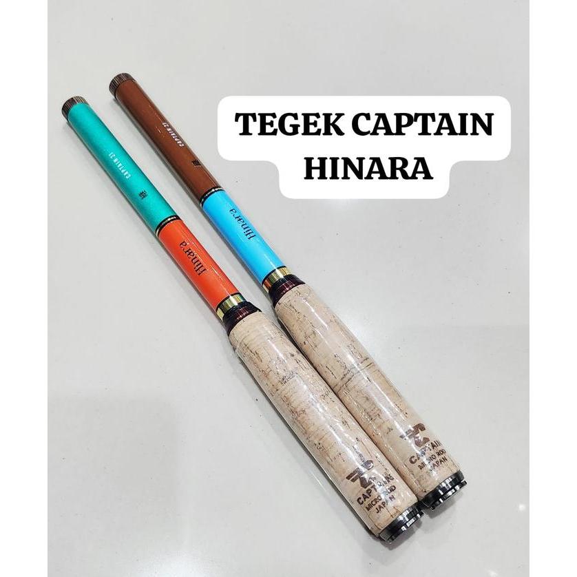 Ready Joran Tegek Captain Ruas Pendek 25cm-bahan carbon