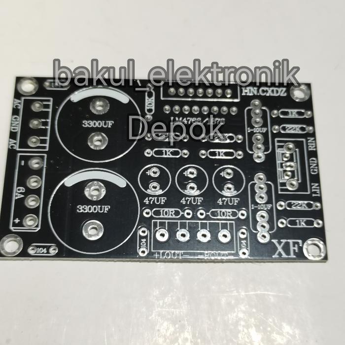 Kit Amplifier Lm1876 Stereo Gainclone Terpercaya