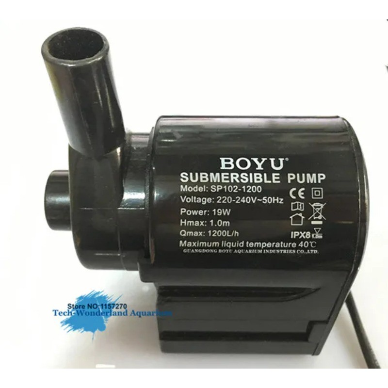 Submersible pump for aquarium three in one filter fish tank multifunctional water pump BOYU