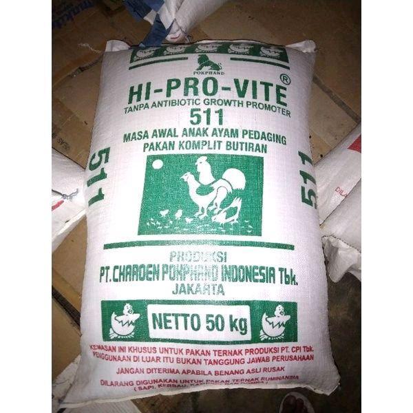 Pakan Ayam 511 Pokhpand untuk pembesaran pullet dan ayam broiler 1 Kg