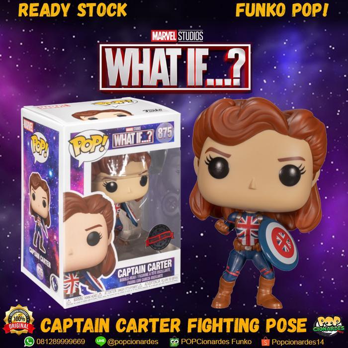 Funko Pop Marvel - What If? - Captain Carter Fighting Pose Exc #875
