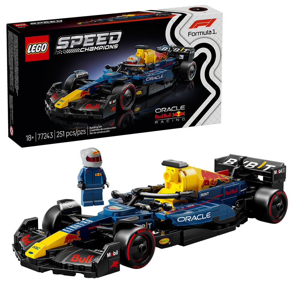 LEGO Speed Champions Oracle Red Bull Racing RB20 F1 Race Car Toy Vehicle for Aged 18+ 77243