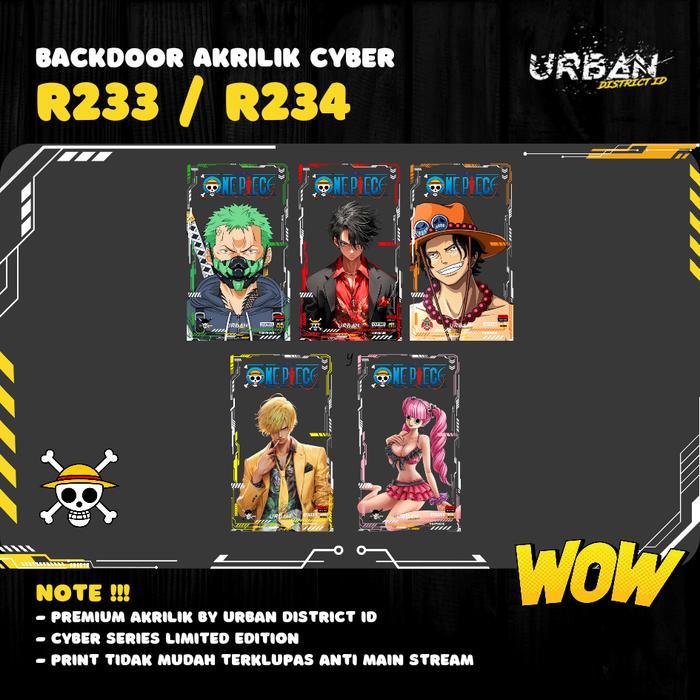 AMS - Bisa COD URBAN Cyber Panel BackDoor R234 & R233 One Pieces OZ710