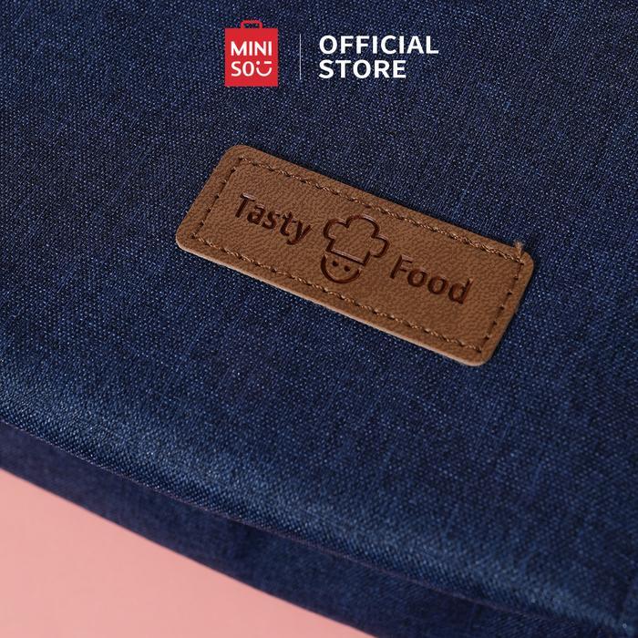 Miniso Tas Bekal Lunch Tote Bag Food Box Foil Lunch Bo Tas Makan Siang Lunch Bag Pasti Ori