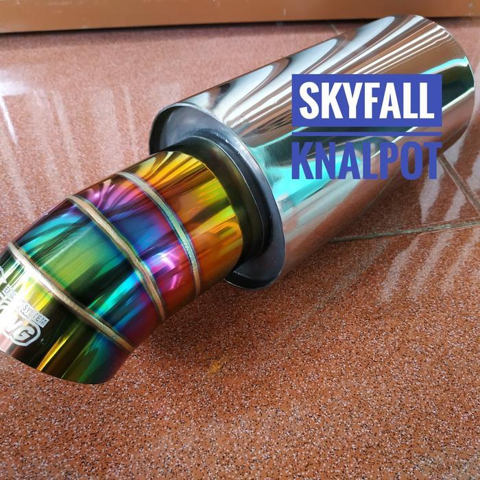 FREE ONGKIR KNALPOT RACING MOBIL JS RACING PELANGI SILENCER ONLY BISA COD