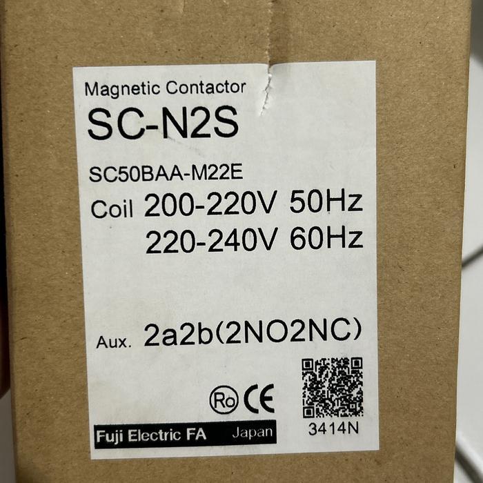 Sc-N2S 220V Kontaktor Fuji Sc-N2S 220Volt 80 Amper Diskon