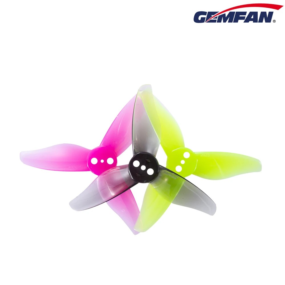 4Pairs Gemfan Hurricane 2023 2X2.3X3 3-Blade Toothpick Propeller 1mm