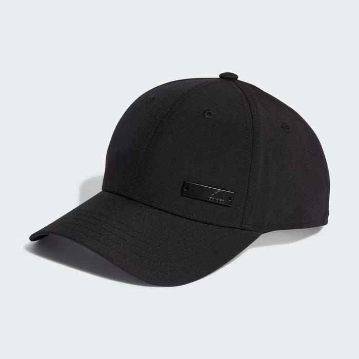 IB3245 Adidas Lightweight METAL Badge Black Cap Topi Original 100%