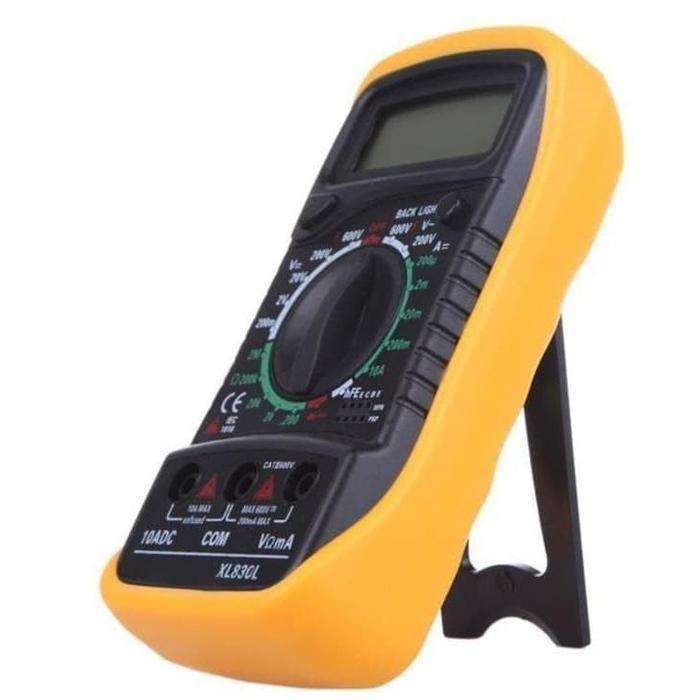 ADA BUZZER + BATERAI MULTIMETER AVOMETER MULTITESTER DIGITAL XL830L - DIGITAL XL830L/Multimeter