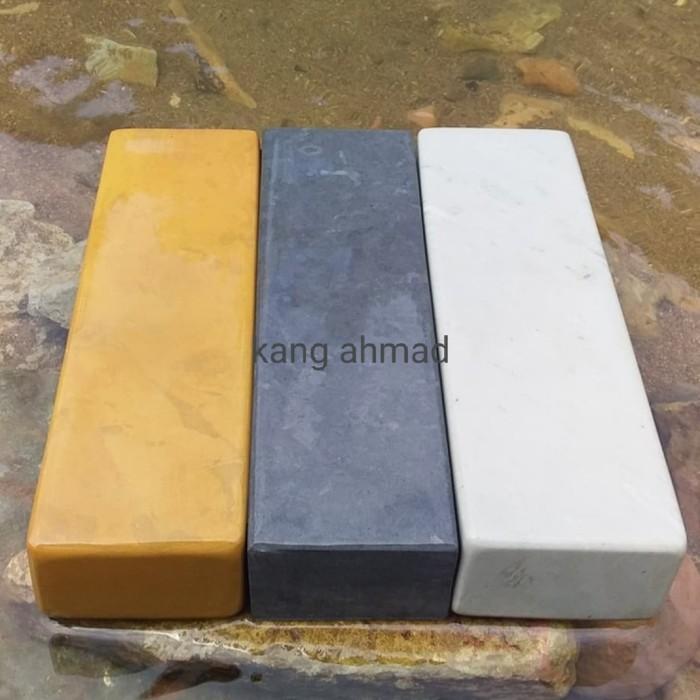 ALAT ASAHAN PISAU BATU ASAH PENGASAH PISAU ASLI ALAM WEASTONE
