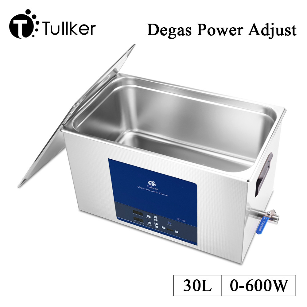 30L 10L 3L Tullker Ultrasonic Cleaner Degas Power Adjustable Automotive Metal Mould Spare Parts DPF