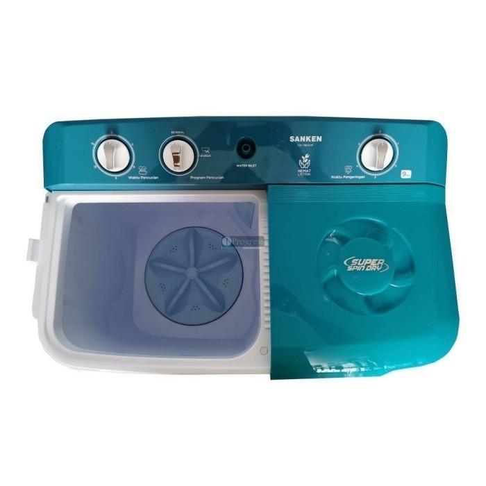 MESIN CUCI 2 TABUNG SANKEN TW-7800HP / TW7800 LOW WATT 9KG TWIN TUB