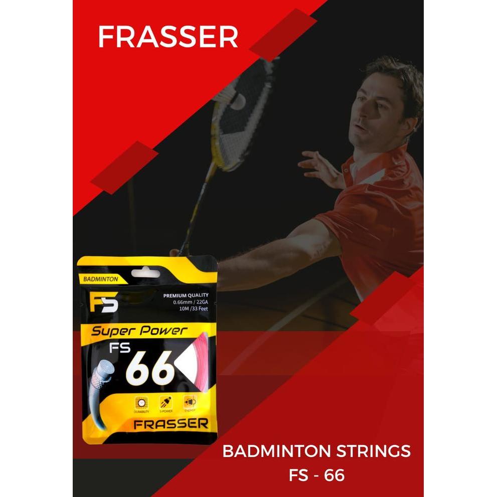 Senar Raket Badminton Frasser 66