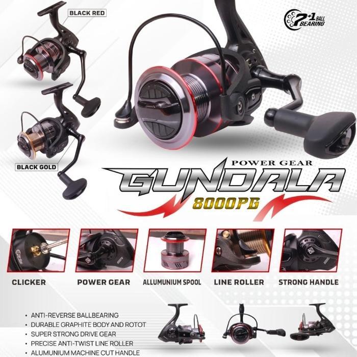 reel pancing laut swan gundala 8000 PG reel laut kuat