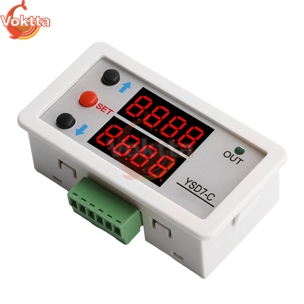 DC6-30V Digital Display Voltmeter Ammeter High Precision Frequency Meter Voltage Current Tester 0-10