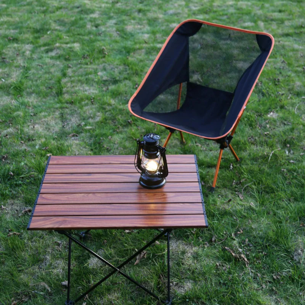 Outdoor Lazy Back Chair Light Aluminum Folding Chair Moon Chair Camping Camping Folding Chair