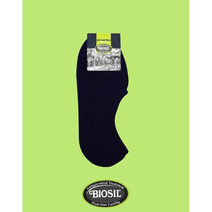 BIOSIL MEN SPORT HIDDEN SOCK ANTI BACTERIA - (BY MUNDO)