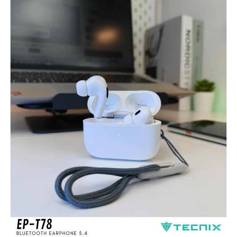 Tecnix Ep-T78 Tws Bluetooth Earphone Bluetooth 5.4 Smart Touch Terbaik