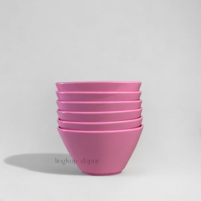 (1 lusin) MANGKOK MELAMINE SEGITIGA