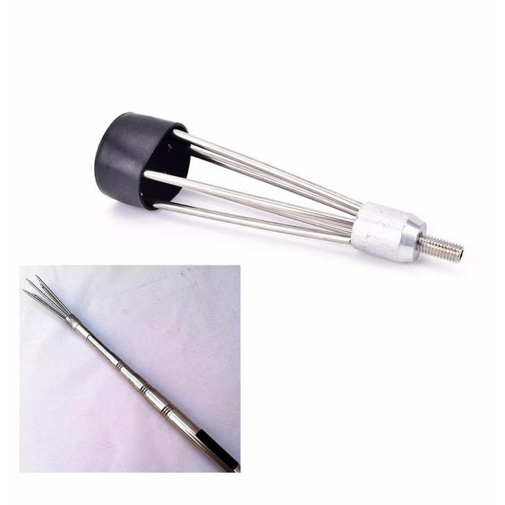 Harpoon Tombak Ikan 5 Prong Bahan Stainless Steel galah tombak ikan