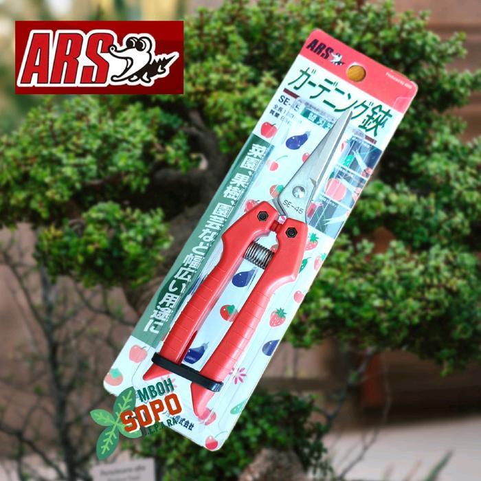 Gunting ARS SE-45 Stainless Steel Bypass Jepang, Gunting Pruning Bonsai