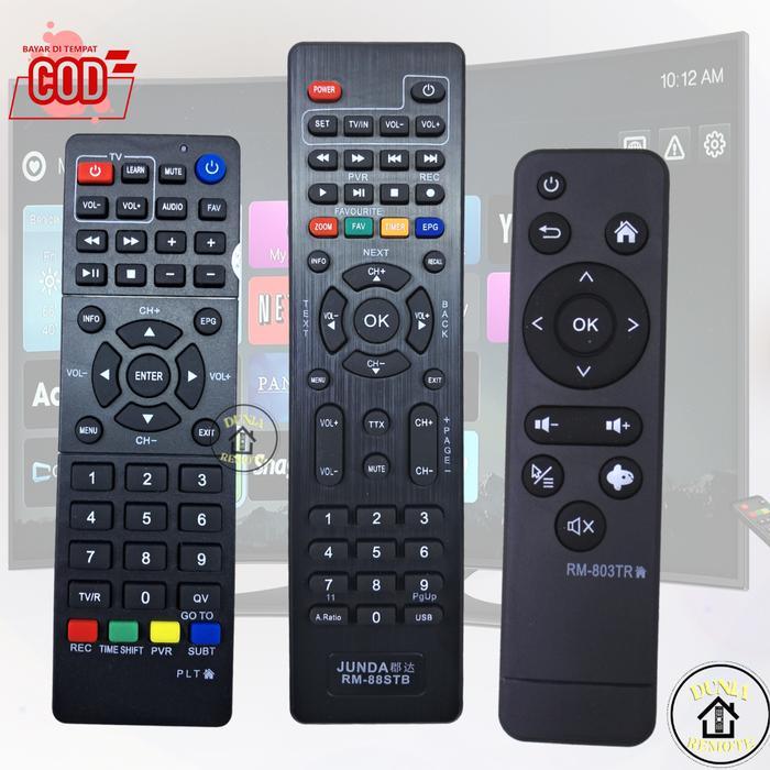 "New" Remote set top Box POLYTRON Mola Akari DVB T2 Multi Universal Series