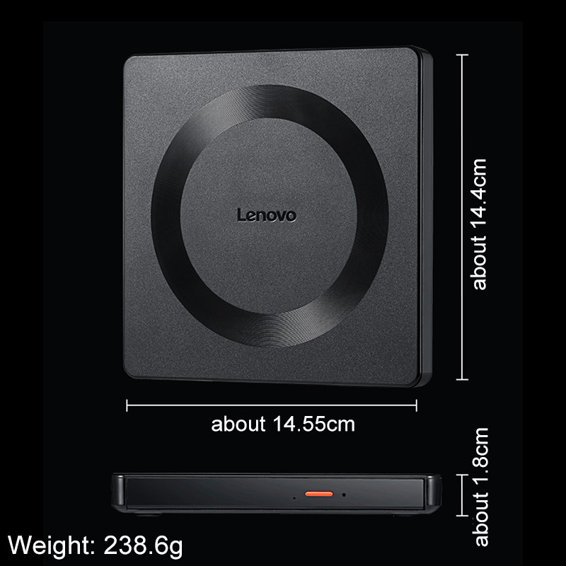 External Cd Lenovo Gp70 Pro Mobile Optical Drive External Cd/Dvd Drive USB 2.0 Ultra-Thin External