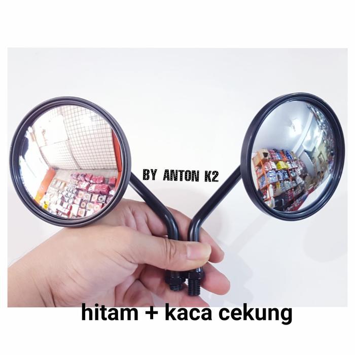 Ready Kaca Spion Bulat Variasi Motor Beat Street/Beat New/Deluxe/Scoopy Dll