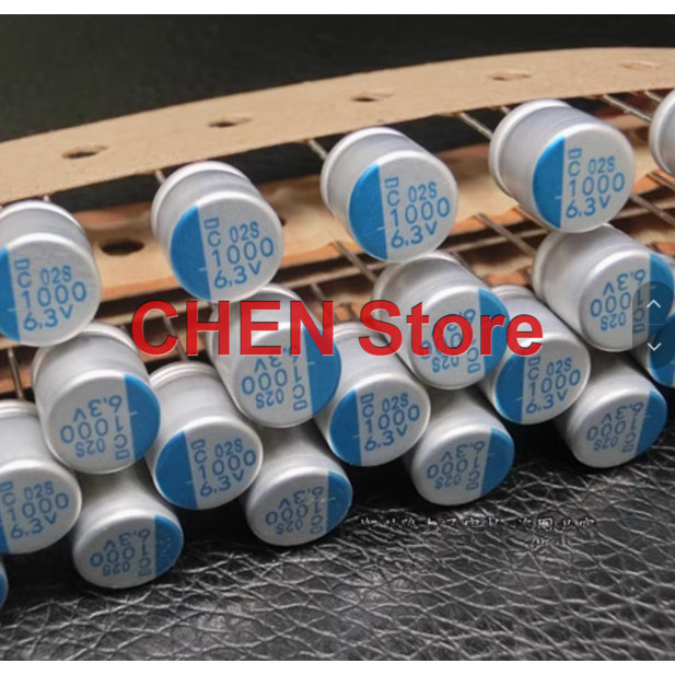 50PCS/lot NIPPON PSC 6.3V1000UF 8X8MM Motherboard Solid Polymer Capacitor NCC 1000UF 6.3V CHEMI-CON