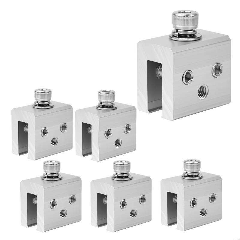 6Pcs Roof Clamp for Standing Metal Roof Standing Seam Bracket Clamp for Heat