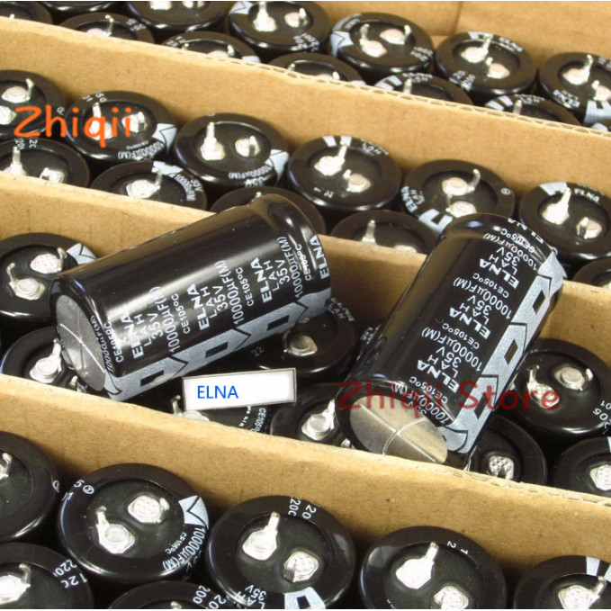 2pcs/5pcs 35v 10000uF ELNA LA5 35V10000UF 22x50mm Audio capacitor 10000uF 35V New Genuine