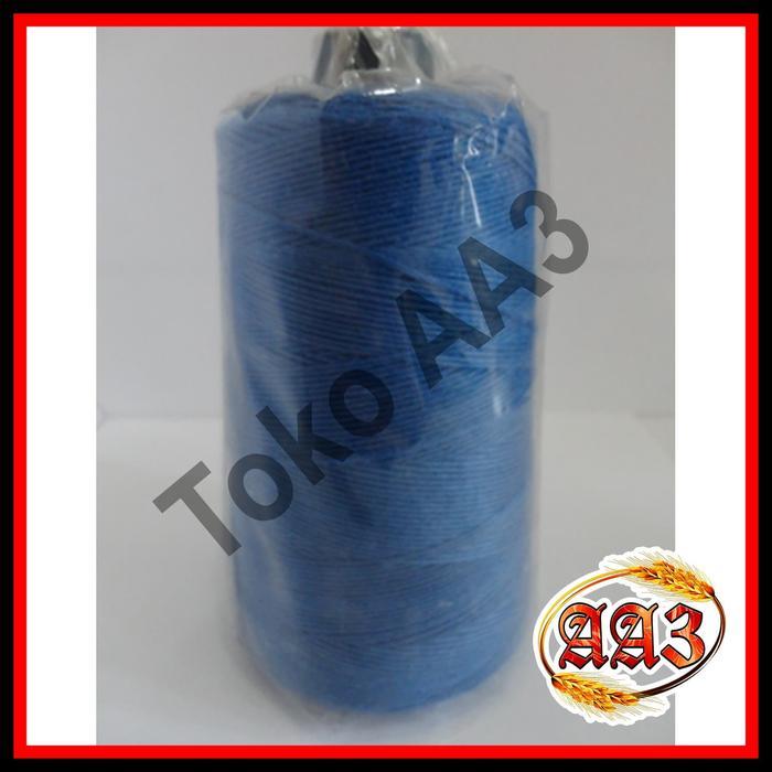 tokokarungaa3 Benang jahit karung plastik beras warna biru tua