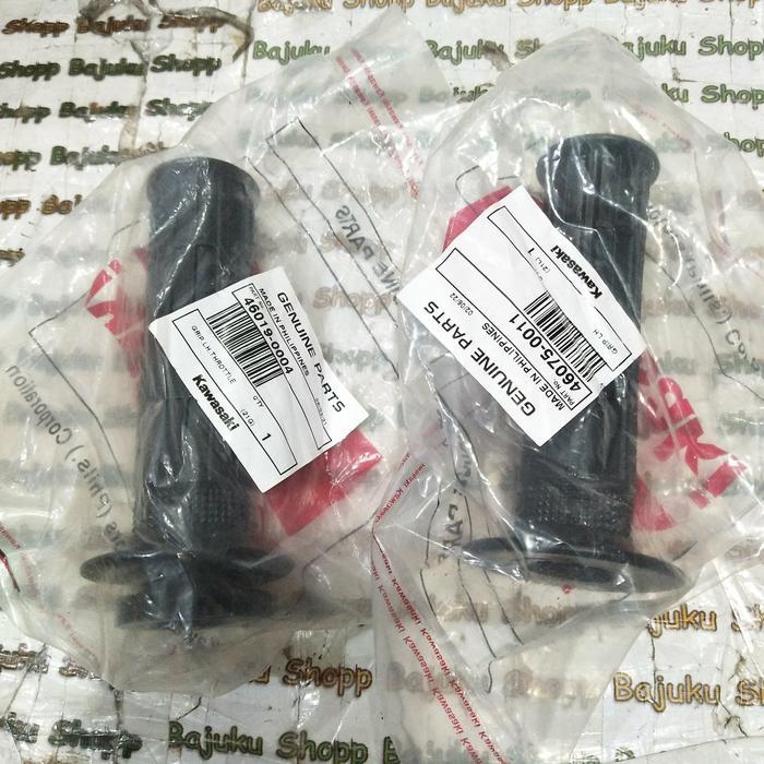 Handgrip Handfat Hand Grip Kiri Kanan Sepasang Kawasaki W175 W 175 Original Kawasaki #Gratisongkir