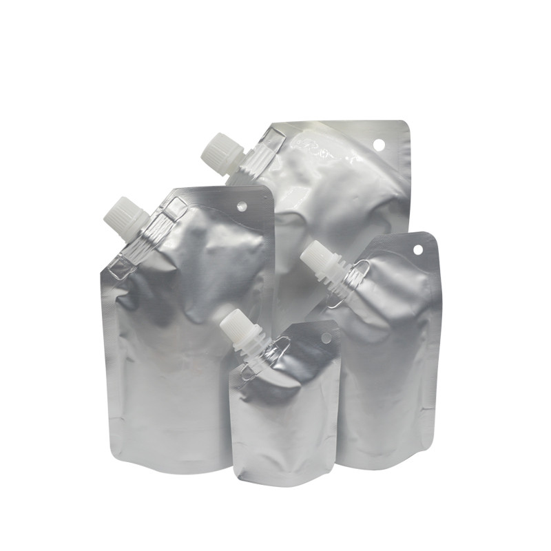 50-250ML Aluminum Foil Stand Up Spout Liquid Bag Pack Sauce Beverage Squeeze Drink Spout Pouch 20 Pc