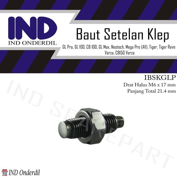 Ready Ind Onderdil Baut-Baud-Mur Setelan-Stelan Klep Verza/Cb150-Cb 150 Verzha