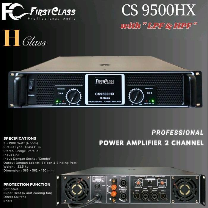 Professional Power Amplifier Firstclass CS 9500HX | Power Cs 9500hx