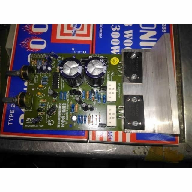Kit Aktif Subwoofer Sonic Boom Kit Amplifier Subwoofer Sonic Boom Terpercaya