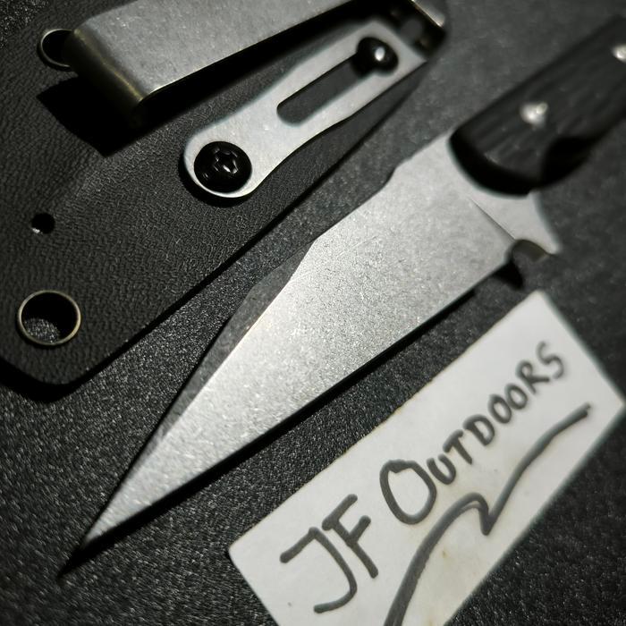 Reaadyyy Pisau Edc 14C28N With Kydex Bastinelli Style Fixed Blade Outdoor Spec