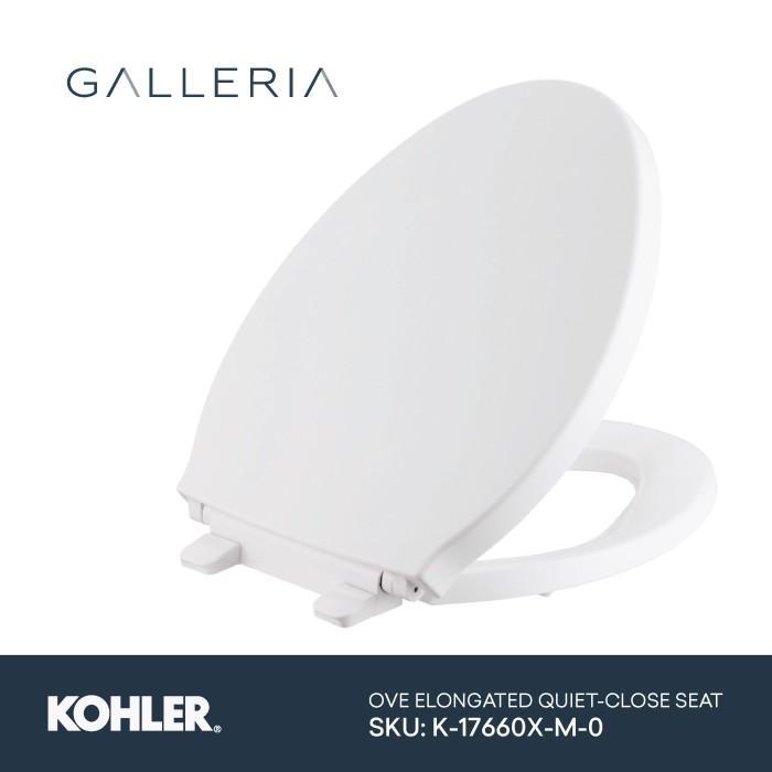 NEW PRODUK KOHLER OVE QUIET CLOSE SEAT K-17660X-M-0 / KOHLER DUDUKAN KLOSET THANKYOU & HAPPY