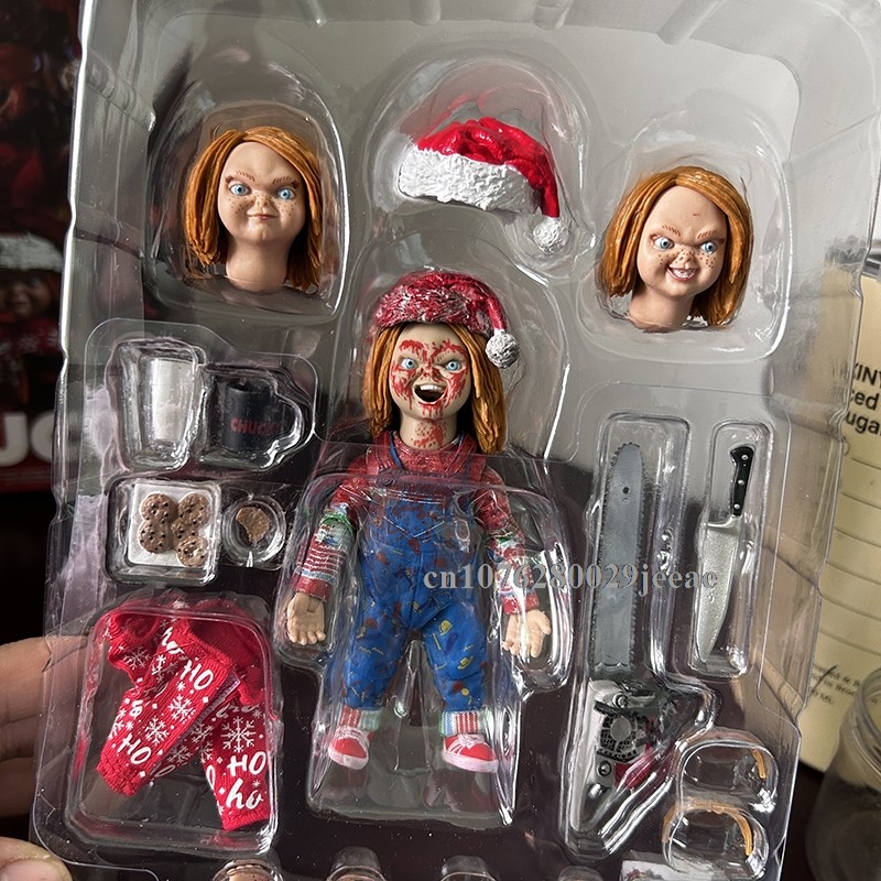 NECA Good Guys Ultimate Chucky Doll Chucky Christmas Version Edition PVC Action Figure Model