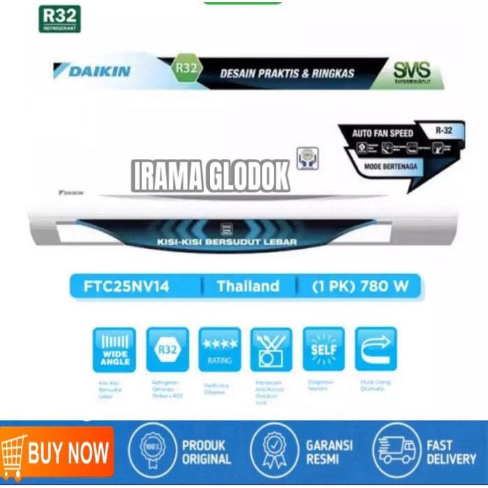 Daikin Ac 1/2 Pk - 25Bxv Low Watt 380 Terlaris