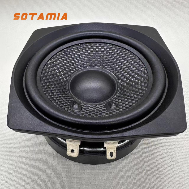 S0TAMI4 1PCS 3 Inch Subwoofer 6 Ohm 50 Watt Glass Fiber Cone Basin Large Magnet Speaker Unit