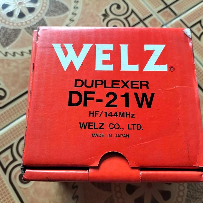 WELZ DF21W duplexer utk hf dn vhf